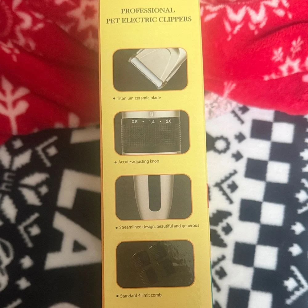 Pet Electric Clippers with High-Power Motor